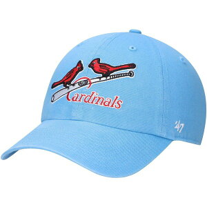 �t�H�[�e�B�[�Z�u�� �����Y �A�N�Z�T���[ �X�q ���S Men's '47 Light Blue St. Louis Cardinals Logo Cooperstown Collection Clean Up Adjustable Hat Light Blue �u���[