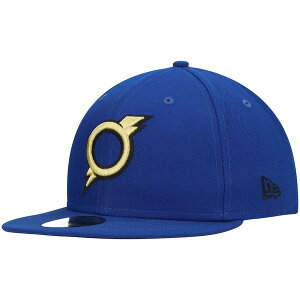 �j���[�G�� �����Y �A�N�Z�T���[ �X�q Men's New Era Blue Omaha Storm Chasers Authenticollection Team Alternate 59FIFTY Fitted Hat Blue �u���[