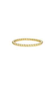 �]�G���t ���f�B�[�X �A�N�Z�T���[ �w�� Zoe Lev Bead Band Ring Yellow Gold �C�G���[