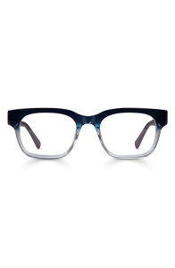 �A�C�u�u�X ���f�B�[�X �A�N�Z�T���[ �T���O���X�E�A�C�E�F�A eyebobs Numero Uno 49mm Blue Light Blocking Rectangulareaders Midnight Blue / Cloud Crystal �u���[