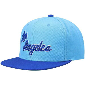 �~�b�`�F��&�l�X �����Y �A�N�Z�T���[ �X�q Men's Mitchell & Ness Royal/Powder Blue Los Angeles Lakers Hardwood Classics Team Two-Tone 2.0 Snapback Hat Royal �u���[