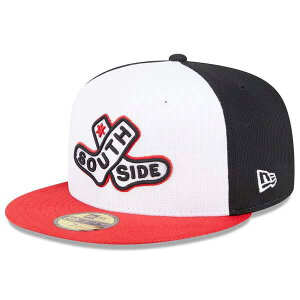 �j���[�G�� �����Y �A�N�Z�T���[ �X�q Men's New Era White/Red Chicago White Sox 2025 City Connect Batting Practice 59FIFTY Fitted Hat White �z���C�g