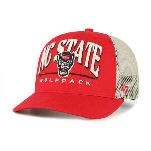 �t�H�[�e�B�[�Z�u�� �����Y �A�N�Z�T���[ �X�q Men's '47 Red NC State Wolfpack Arid Adjustable Trucker Hat Red ���b�h