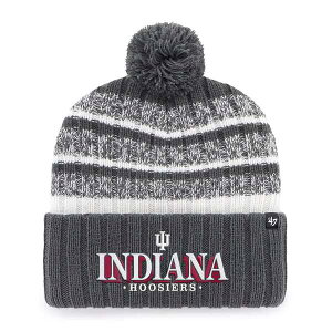 �t�H�[�e�B�[�Z�u�� �����Y �A�N�Z�T���[ �X�q �j�b�g Men's '47 Charcoal Indiana Hoosiers Tavern Cuffed Knit Hat Charcoal �`���R�[��