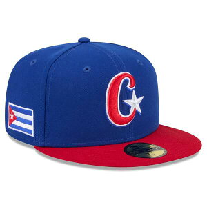 �j���[�G�� �����Y �A�N�Z�T���[ �X�q Men's New Era Blue/Red Cubaseball 2026 World Baseball Classic 59FIFTY Fitted Hat Blue �u���[