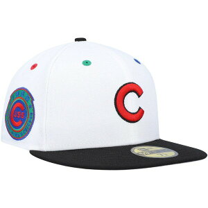 �j���[�G�� �����Y �A�N�Z�T���[ �X�q Men's New Era White/Black Chicago Cubs 1962 MLB All-Star Game Primary Eye 59FIFTY Fitted Hat White �z���C�g