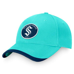 �t�@�i�e�B�N�X �����Y �A�N�Z�T���[ �X�q Men's Fanatics Branded Light Blue Seattle Kraken Fundamental Adjustable Hat Light Blue �u���[