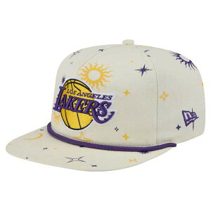 �j���[�G�� �����Y �A�N�Z�T���[ �X�q Men's New Era Cream Los Angeles Lakers Lunar Golfer Snapback Hat Cream �N���[��