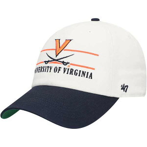 �t�H�[�e�B�[�Z�u�� �����Y �A�N�Z�T���[ �X�q Men's '47 White Virginia Cavaliers Gridiron Clean Up Adjustable Hat White �z���C�g
