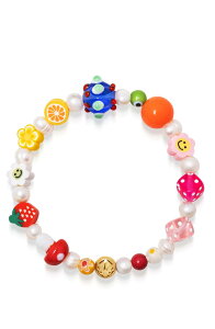 �i�C�A���� �����Y �A�N�Z�T���[ �u���X���b�g�E�o���O���E�A���N���b�g Nialaya Berry Pearl Bracelet Multicolor �}���`�J���[