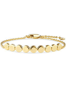 �f���@�^ ���f�B�[�X �A�N�Z�T���[ �u���X���b�g�E�o���O���E�A���N���b�g DEVATA Round Link Chain Bracelet Plated Sterling Yellow Gold �C�G���[
