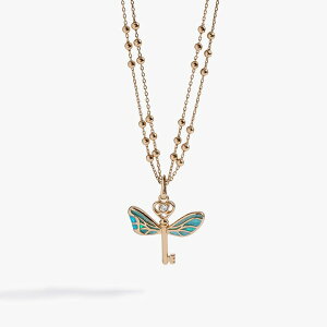 �A���b�N�X�A���h�A�j ���f�B�[�X �A�N�Z�T���[ �l�b�N���X�E�`���[�J�[ ���[�X Alex and Ani Harry Potter Flying Keys Adjustable Necklace Blue Green �u���[