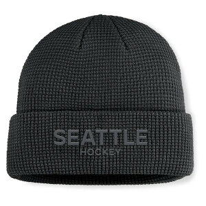 �t�@�i�e�B�N�X �����Y �A�N�Z�T���[ �X�q �j�b�g Men's Fanatics Black Seattle Kraken Authentic Proad Cuffed Knit Hat Black �u���b�N