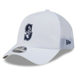 �j���[�G�� �����Y �A�N�Z�T���[ �X�q Men's New Era White Seattle Mariners 2026 Batting Practice Apex 9FORTY Adjustable Trucker Hat White �z���C�g