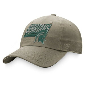 �g�b�v�I�u�U���[���h �����Y �A�N�Z�T���[ �X�q Men's Top of the World Khaki Michigan State Spartanslice Adjustable Hat Khaki �J�[�L