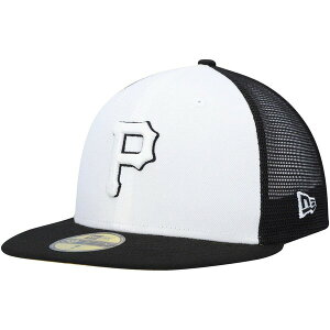 �j���[�G�� �����Y �A�N�Z�T���[ �X�q Men's New Era White/Black Pittsburgh Pirates 2023 On-Field Batting Practice 59FIFTY Fitted Hat White �z���C�g