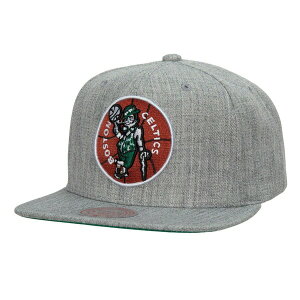 �~�b�`�F��&�l�X �����Y �A�N�Z�T���[ �X�q Men's Mitchell & Ness Heather Gray Boston Celtics Hardwood Classics 2.0 Snapback Hat Heather Gray �O���[