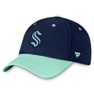 �t�@�i�e�B�N�X �����Y �A�N�Z�T���[ �X�q Men's Fanatics Brandedeep Sea Blue/Light Blue Seattle Kraken Authentic Pro Rink Two-Tone Flex Hat Navy �l�C�r�[