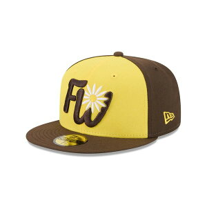 �j���[�G�� �����Y �A�N�Z�T���[ �X�q �L���b�v Men'sNew Era Yellow Fort Wayne TinCaps Theme Nights 59FIFTY Fitted Hat Yellow �C�G���[