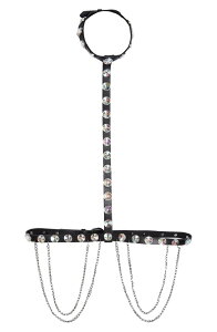 �g�b�v�V���b�v ���f�B�[�X �A�N�Z�T���[ �x���g Topshop Jewel Body Harness Black �u���b�N
