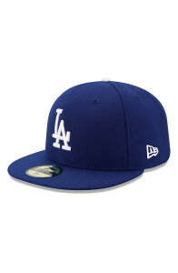 �j���[�G�� ���f�B�[�X �A�N�Z�T���[ �X�q Men's New Era Royalos Angeles Dodgers Authenticollection Field 59FIFTY Performance Fitted Hat Royal