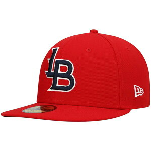 �j���[�G�� �����Y �A�N�Z�T���[ �X�q Men's New Era Red Louisville Bats Authenticollection Road 59FIFTY Fitted Hat Red ���b�h