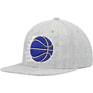 �~�b�`�F��&�l�X �����Y �A�N�Z�T���[ �X�q Men's Mitchell & Ness Heather Gray Orlando Magic Hardwood Classics 2.0 Snapback Hat Heather Gray �O���[