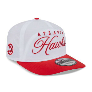 �j���[�G�� �����Y �A�N�Z�T���[ �X�q �i�C���� Men's New Era White/Red Atlanta Hawks 2025 NBA Draft On-Stage Nylon 19TWENTY Adjustable Hat White �z���C�g