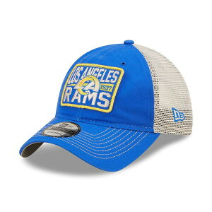 �j���[�G�� �����Y �A�N�Z�T���[ �X�q Men's New Era Royal/Naturalos Angeles Rams Devoted Trucker 9TWENTY Snapback Hat Royal