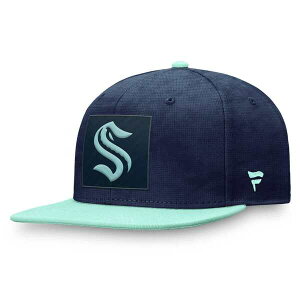 �t�@�i�e�B�N�X �����Y �A�N�Z�T���[ �X�q Men's Fanatics Deep Sea Blue/Light Blue Seattle Kraken Authentic Pro Rink Snapback Hat Navy �l�C�r�[