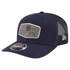 �j���[�G�� �����Y �A�N�Z�T���[ �X�q Men's New Era Navy Philadelphia Union Labeled 9SEVENTY Trucker Stretch-Snap Adjustable Hat Navy �l�C�r�[