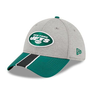 �j���[�G�� �����Y �A�N�Z�T���[ �X�q Men's New Era Heather Gray/Greenew York Jetstriped 39THIRTY Flex Hat Heather Gray �O���[