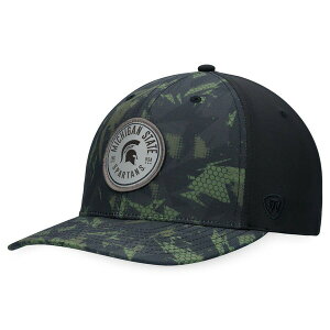 �g�b�v�I�u�U���[���h �����Y �A�N�Z�T���[ �X�q Men's Top of the World Black Michigan State Spartans OHT Military Appreciation Camo Render Flex Hat Black �u���b�N