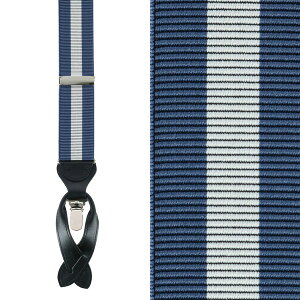 �g���t�@���K�[ �����Y �A�N�Z�T���[ �x���g�[�� Trafalgar Big & Tall Oliver Stripe Convertible Suspenders Blue / Grey �O���[
