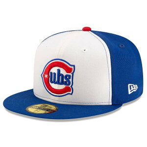 �j���[�G�� �����Y �A�N�Z�T���[ �X�q Men's New Era White/Royal Chicago Cubs Alternate Authenticollection-Field 59FIFTY Fitted Hat White �z���C�g