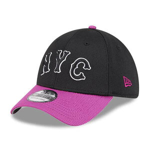 �j���[�G�� �����Y �A�N�Z�T���[ �X�q Men's New Era Charcoal/Purple New York Mets City Connect Batting Practice 39THIRTY Flex Hat Charcoal �`���R�[��