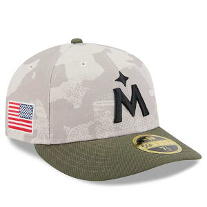 �j���[�G�� �����Y �A�N�Z�T���[ �X�q Men's New Era Light Beige/Olive Minnesota Twins 2025 Armed Forces Day Low Profile 59FIFTY Fitted Hat Light Beige �x�[�W��