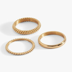 �A���b�N�X�A���h�A�j ���f�B�[�X �A�N�Z�T���[ �w�� Alex and Ani Textured Stacking Ring Set of 3 Gold �S�[���h