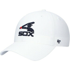 �t�H�[�e�B�[�Z�u�� �����Y �A�N�Z�T���[ �X�q ���S Men's '47 White Chicago White Sox 1976 Logo Cooperstown Collection Clean Up Adjustable Hat White �z���C�g