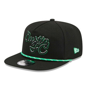 �j���[�G�� �����Y �A�N�Z�T���[ �X�q Men's New Era Black Austin FC Script Golfer Adjustable Hat Black �u���b�N