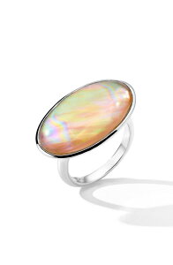 �C�b�|���X�^ ���f�B�[�X �A�N�Z�T���[ �w�� Ippolita Ondine Sculptured Large Oval Ring Silver Multi �V���o�[