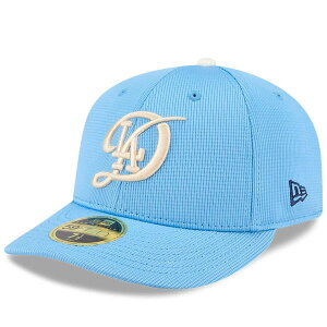�j���[�G�� �����Y �A�N�Z�T���[ �X�q Men's New Era Light Blue Los Angeles Dodgers City Connect Batting Practice Low Profile 59FIFTY Fitted Hat Light Blue �u���[