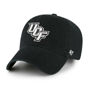 �t�H�[�e�B�[�Z�u�� �����Y �A�N�Z�T���[ �X�q Men's '47 Black UCF Knights Clean Up Adjustable Hat Black �u���b�N