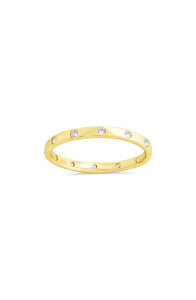 �X�^�[�����O�t�H�[�G�o�[ ���f�B�[�X �A�N�Z�T���[ �w�� Sterling Forever Mindy Cubic Zirconia Studded Band Ringold �S�[���h