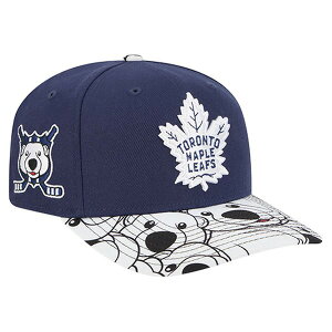 �j���[�G�� �����Y �A�N�Z�T���[ �X�q Men's New Era Blue Toronto Mapleafs Mascot Visor 9SEVENTY Adjustable Hat Blue �u���[