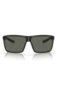 �R�X�^�f���}�[�� �����Y �A�N�Z�T���[ �T���O���X�E�A�C�E�F�A Costa Del Mar 63mm Polarized Oversize Square Sunglasses Matte Black / Gray 580G �u���b�N