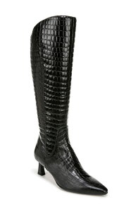 �i�`�����C�U�[ ���f�B�[�X �V���[�Y �u�[�c�E���C���u�[�c �q�[�� Naturalizer Deesha Pointed Toe Knee High Kitten Heel Boot Black �u���b�N