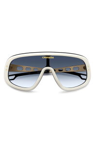 �J���� �����Y �A�N�Z�T���[ �T���O���X�E�A�C�E�F�A Carrera Eyewear 99mm FLAGLAB 17 99mm Shield Sunglasses White Gold/ Dk Blue Sf �z���C�g