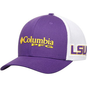 �R�����r�A �����Y �A�N�Z�T���[ �X�q Men's Columbia Purple LSU Tigers Collegiate PFG Flex Hat Purple �p�[�v��