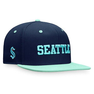 �t�@�i�e�B�N�X �����Y �A�N�Z�T���[ �X�q Men's Fanatics Brandedeep Sea Blue/Light Blue Seattle Kraken Heritage City Two-Tone Snapback Hat Blue �u���[